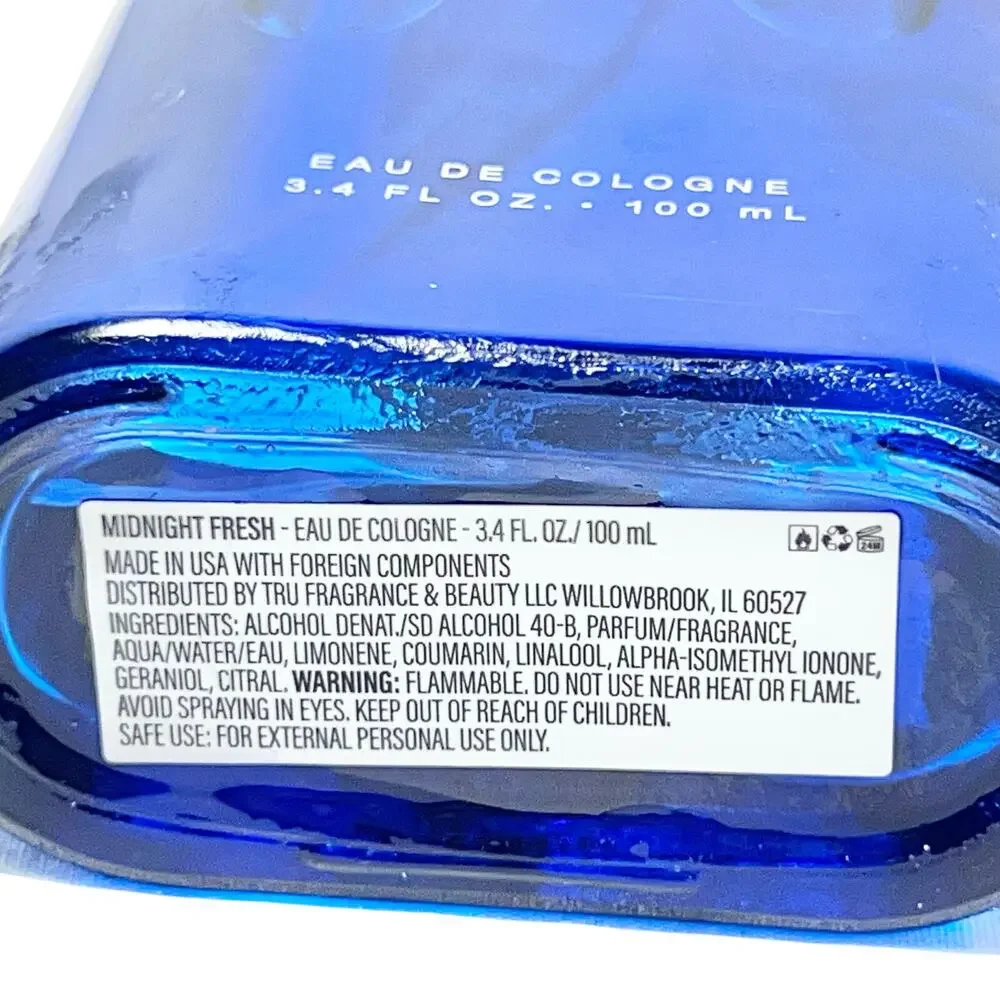 Tru Fragrance XXIV Midnight Fresh Citrus & Sandalwood Eau de Cologne 3.4 fl oz